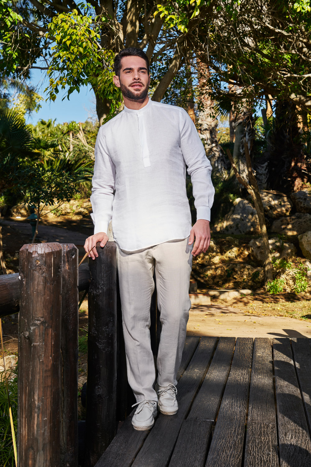 Linen Trousers Marbella for men. Premium quality made in Spain.
